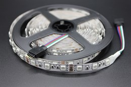ЛЕНТА СВЕТОДИОДНАЯ 12V 5050 SMD 60LED 14,4W IP20 RGB (МУЛЬТИЦВЕТ)